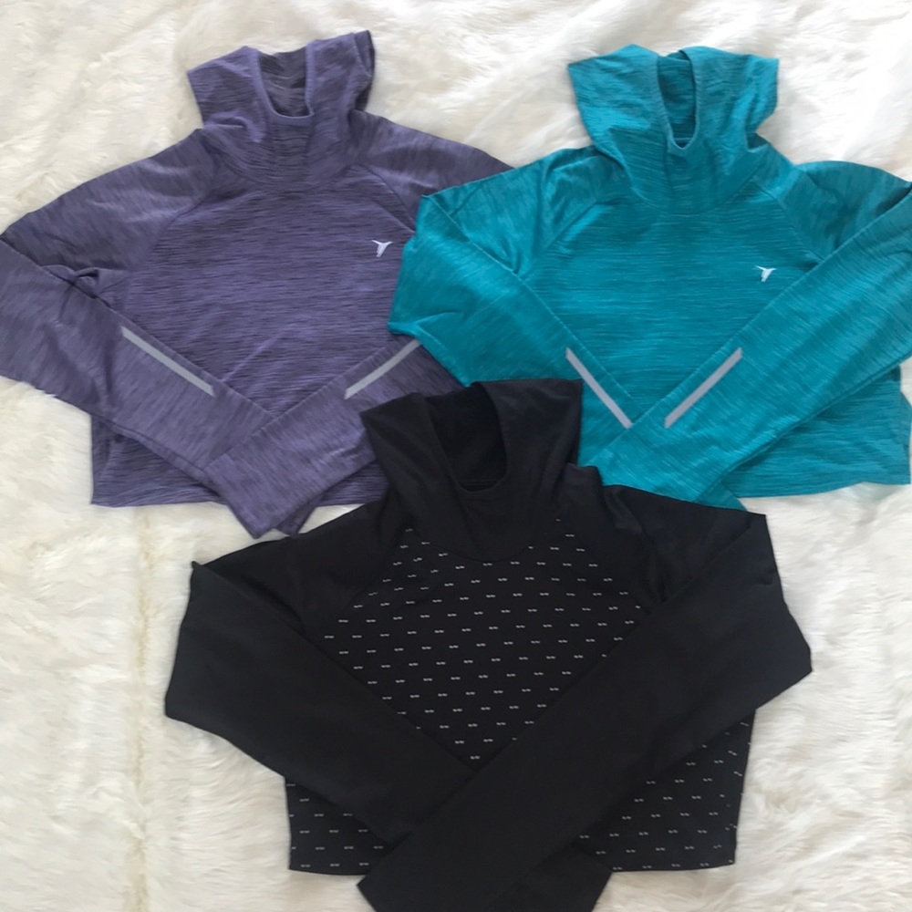 LOT OF 3: Three Old Navy Go-Dry, Go-Warm Hoodies.